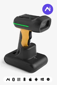 Wired USB Barcode Scanner Inateck BCST-75S — black, USB connection