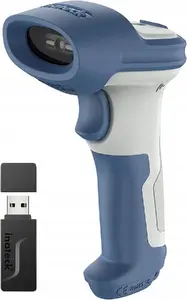 Barcode scanner Inateck BCST-73 White Blue — handheld 1D & 2D reader
