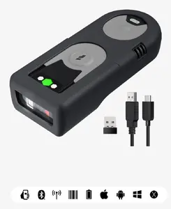 Wired USB Barcode Scanner Inateck BCST-43 (gray) ergonomic design, USB connection