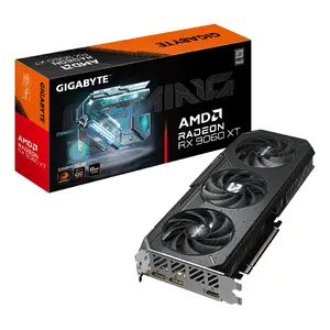 Видеокарта GIGABYTE Radeon RX 9060 XT 8 ГБ GDDR6 PCIe 5.0, 2048 потоков, память 20000 МГц, шина 128 бит, 3 вентилятора, TDP 167 Вт