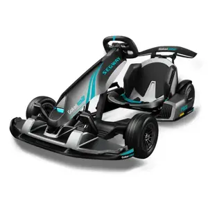 Braucamais gokarts Ninebot Gokart PRO 2 — pedāļu piedziņa, 1 sēdvieta, 4 riteņi, pelēks