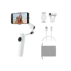 Insta360 Flow 2 Pro AI Tracker Gimbal — Trucker White