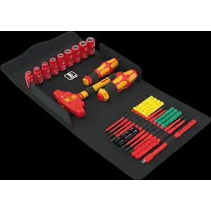 Mechanikas rīku komplekts Wera 05006632001 25 rīki Sarkanā Dzeltenā