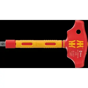 Manual screwdriver Wera 05005122001 Single T-handle screwdriver 99 mm width 130 mm length 49 mm height