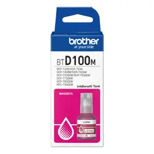 Tintes pudele Brother BTD100M magenta oriģināla, 48.8 ml, 5000 lappuses