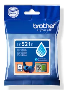 Картридж Brother LC521C Голубой