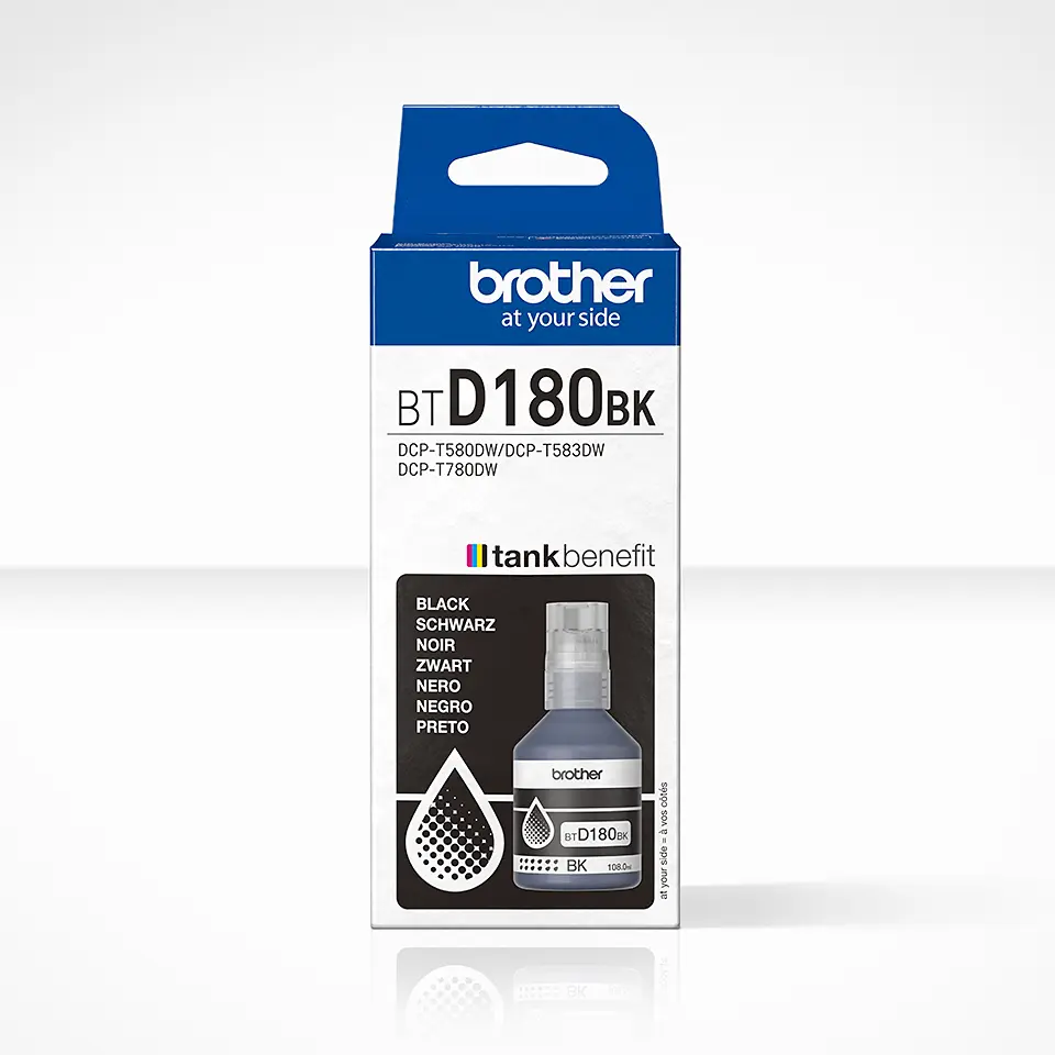 Brother BTD180BK Oriģināla melna tintes pudele