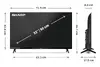 Sharp 32HA1205E 32 collu HD LED televizors Photo 8