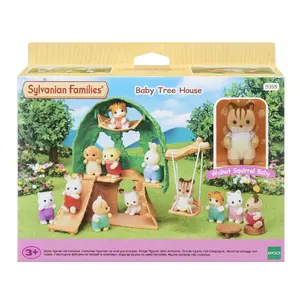 Rotaļu komplekts Sylvanian Families Baby Tree House, daudzkrāsains, HIPS/TPE/PVC/PS, 3+