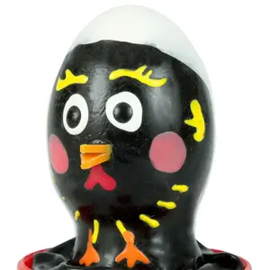 CONDOMERIE презервативы novelty Handpainted Chicken Black D-243109 — текстурированные латексные презервативы