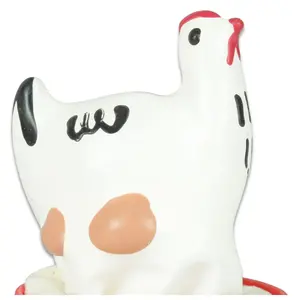 Condoms CONDOMERIE Handpainted Chicken White – novelty design, single-pack D-243133