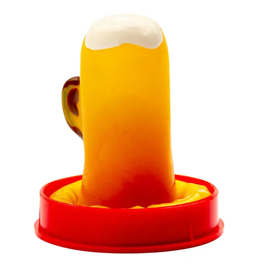 CONDOMERIE condom D-243148 Handpainted Beer Glass Photo 2