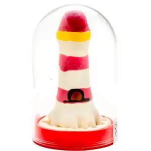 CONDOMERIE condom model D-243179 — novelty handpainted lighthouse design