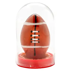 CONDOMERIE handpainted novelty condoms — rugby ball design D-243182