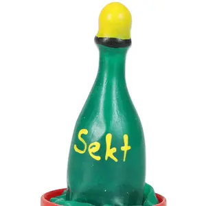 Condoms CONDOMERIE Handpainted Champagne – novelty hand-decorated condoms (model D-243193)