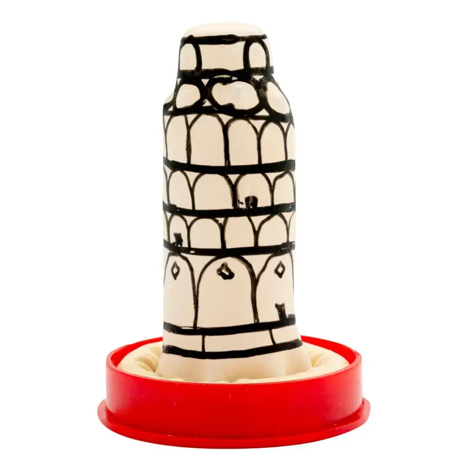 CONDOMERIE condom Pisa Tower Handpainted D-243238 Photo 2