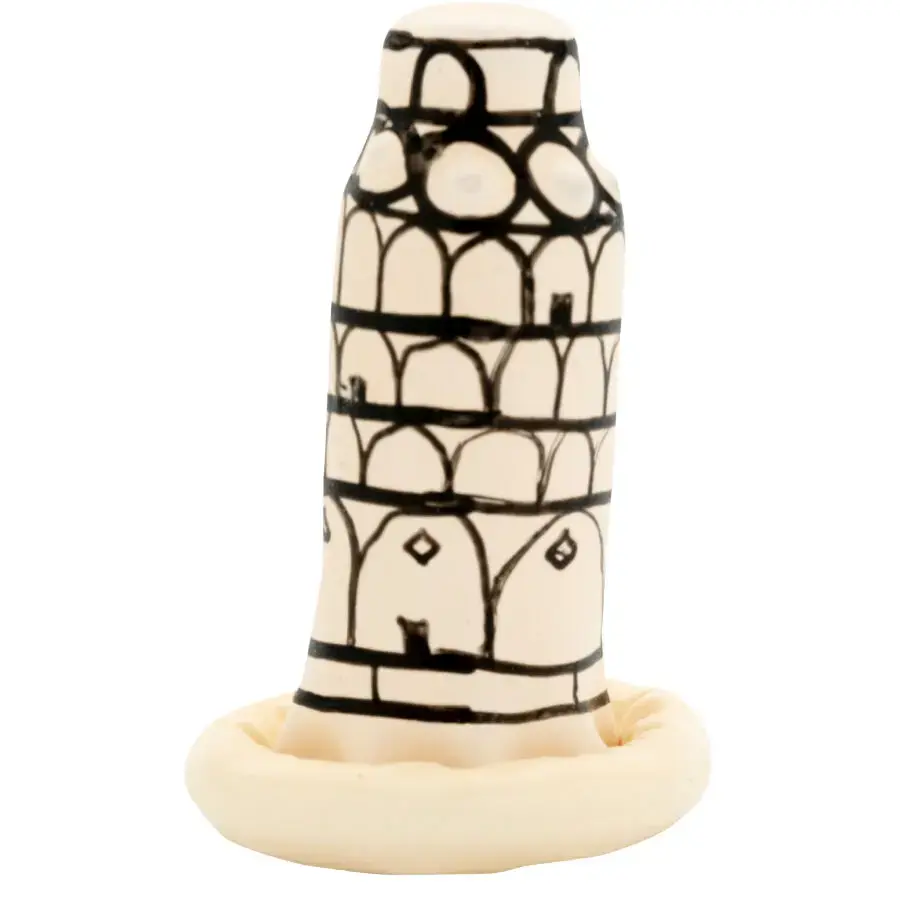 CONDOMERIE condom Pisa Tower Handpainted D-243238 Photo 5