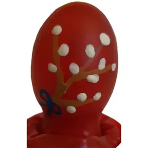 Condoms CONDOMERIE Handpainted Easter Egg Red D-243259 - novelty condom, single piece