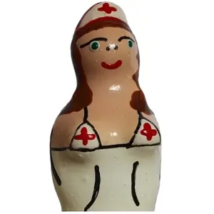 Condoms CONDOMERIE Handpainted Nurse Brunette D-243273 – novelty printed condoms