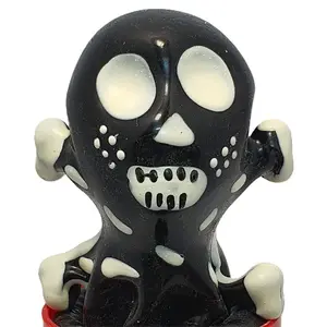 CONDOMERIE condoms Skull Black Model 2 — novelty handpainted design