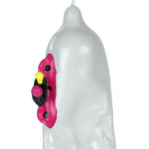 Condoms CONDOMERIE Handpainted Motorbike XL – novelty XL size, hand-painted design