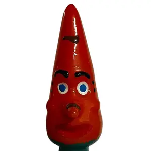 Condoms CONDOMERIE HANDPAINTED NOVELTY CARROT XL - novelty carrot-shaped condom, XL size