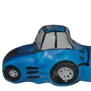 Condoms CONDOMERIE Handpainted Novelty Tractor Blue XL – novelty-shaped, size XL