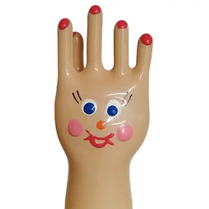 Condoms CONDOMERIE HANDPAINTED BIG HAPPY HAND XL — extra-large handpainted novelty condoms
