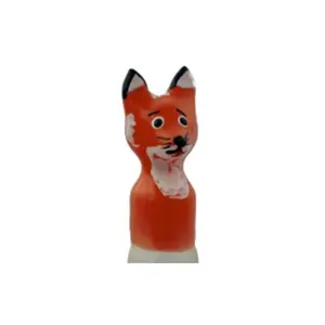 Condoms CONDOMERIE HANDPAINTED FOX BROWN XL – brown handpainted design, XL size