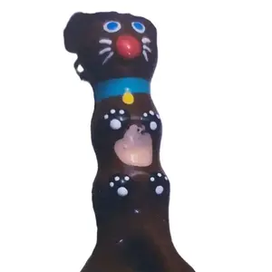 Condoms CONDOMERIE Handpainted Brown Dachshund XL – novelty XL size, animal design