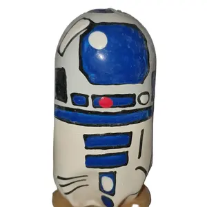 Condoms CONDOMERIE HANDPAINTED ROBOT XL D-243329 — XL size, hand-painted novelty design