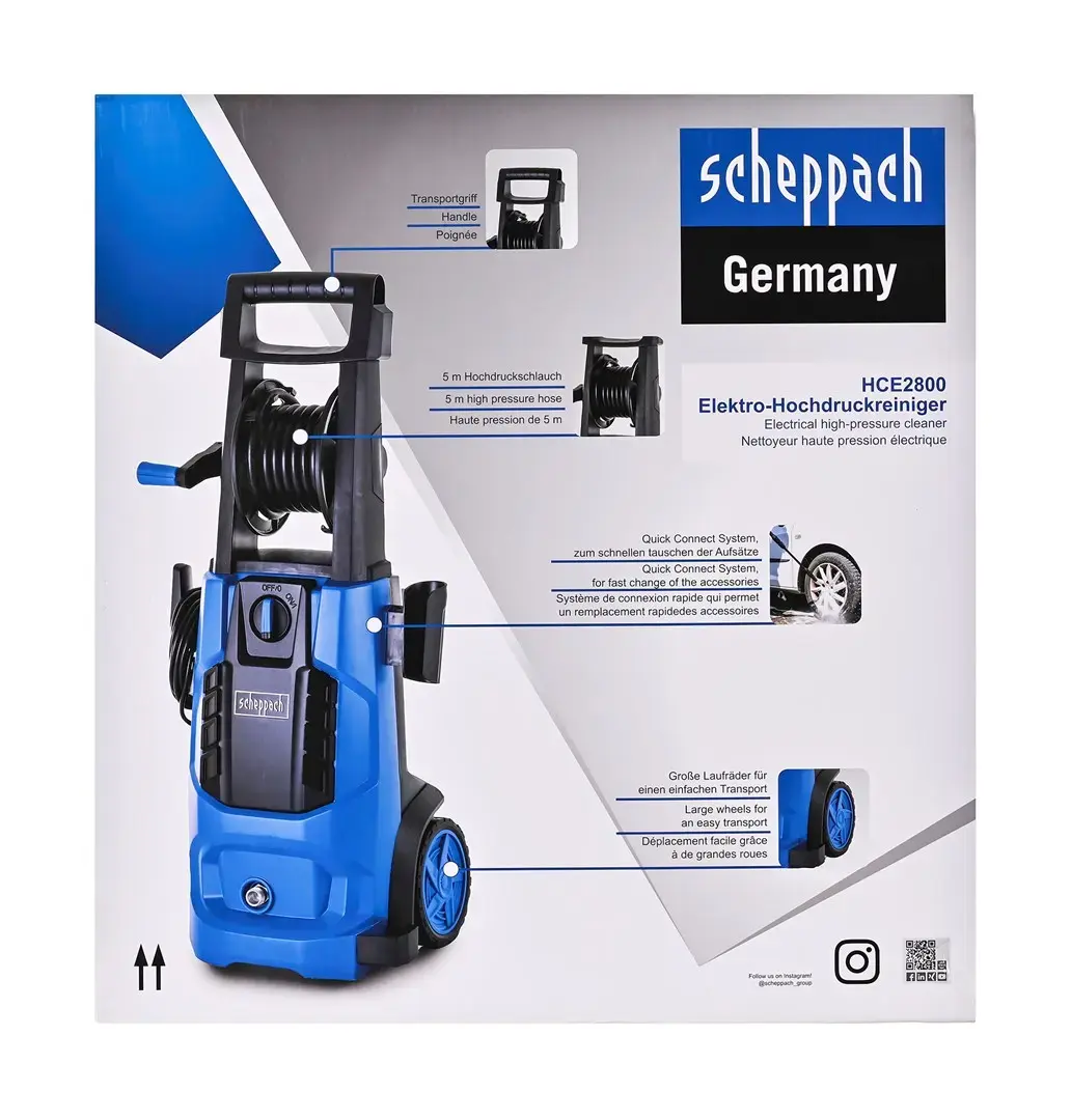 High-pressure cleaner Scheppach HCE2800 Photo 5