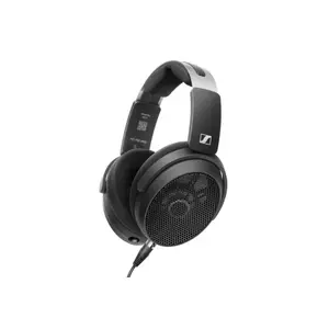 Studijas austiņas ar galvas stīpu Sennheiser HD 490 PRO PLUS — atvērtā akustika, 38 mm draiveri, 130 Ω, kabelis 1,8 m, salokāmas, melnas