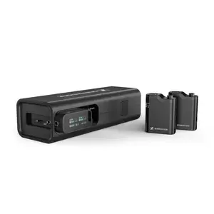 Kondensatora bezvadu mikrofona komplekts Sennheiser PROFILE Wireless 2‑kanālu — omnidirekcijas, 48 kHz, darbības rādiuss 245 m, 7 h akumulators