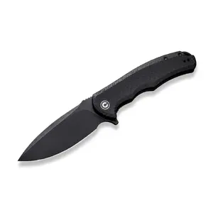 Folding Knife CIVIVI Praxis C803G — 9Cr18MoV Blade, Micarta Handle, All-Black Finish