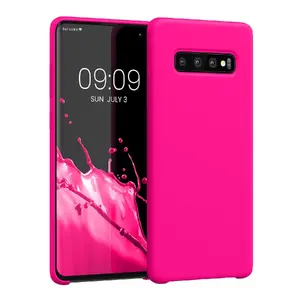 Silicon case for Samsung Galaxy S10 by Riff, pink