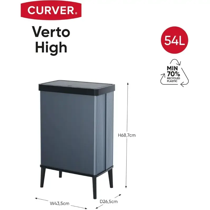 Waste bin Curver Verto High 54L Photo 3