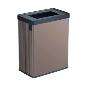 Rectangular waste bin Curver Verto Recycle 54L pearl pink, 54 L capacity, rectangular recycling bin