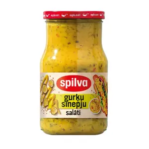 Spilva salāti — Gurķu sinepju salāti 870 g, gurķu un sinepju salāti