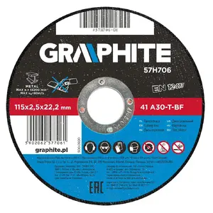 Power Drill Accessory Graphite 57H706 1 pc 54 g