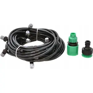 Garden misting kit GEKO G70075 — 10 m hose with 50 misting nozzles for irrigation