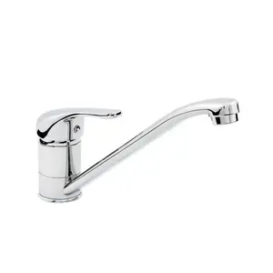 Кухонный смеситель Hydroland Joker напольный хром B295 — однорычажный, для установки на мойку