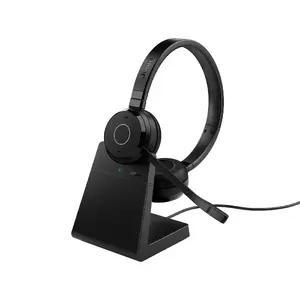 Austiņas GN Audio Germany Jabra Evolve 65 TE Link390a MS Stereo, vadu un Bluetooth savienojums, apklāj ausis, 20–20000 Hz, 30 m diapazons, melnas