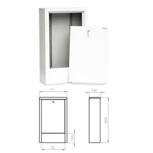 Overdoor Surface-Mounted Enclosure SiGMA-Li SZN-4 — 10 Sections, Wall-Mounted Distribution Box