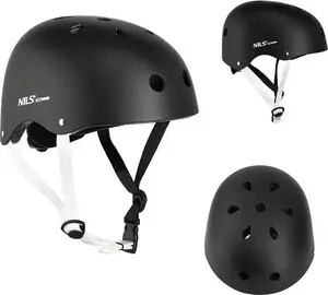 Helmet Nils Extreme MTW001 black size L (58–61 cm)