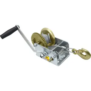 Winch Topex 97X087 0.9 t pulling capacity with 10 m steel cable