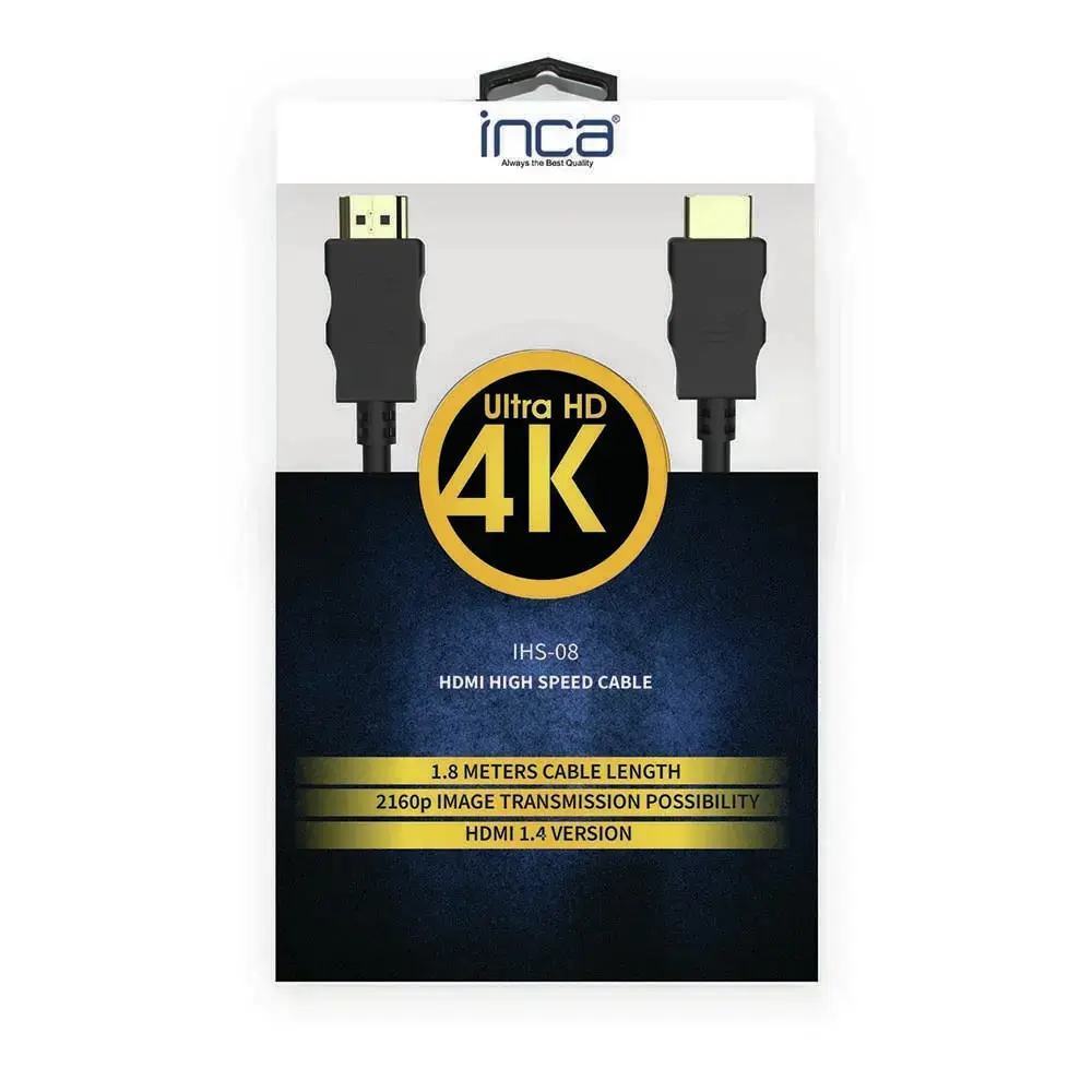 Inca HDMI Cable 1.4 4K 1.8 M Photo 7