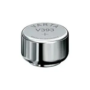 Button/coin single-use battery Varta V393 — Silver‑Oxide 1.55V, Ø7.9×5.4 mm