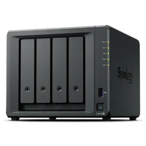 NAS storage server SYNOLOGY DS425+ — 4-bay, Intel Celeron J4125 2.0–2.7 GHz, 2 GB DDR4, 0 TB, 2.5GbE, 2 M.2 slots
