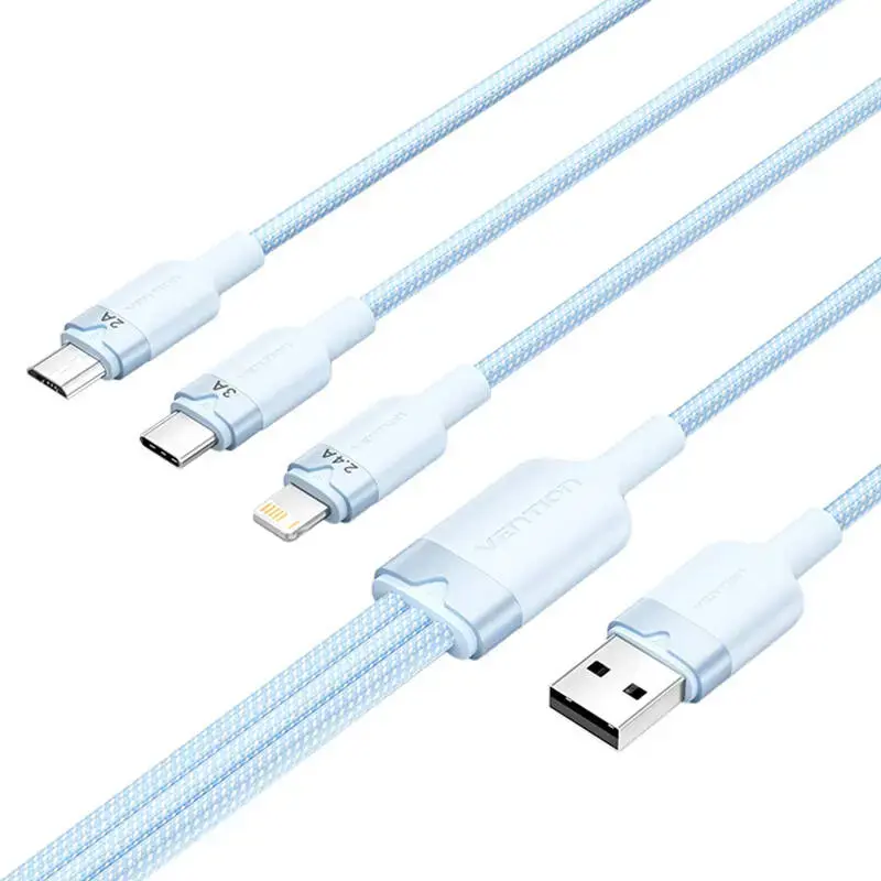 Vention CTPLG USB 2.0 A to 3‑in‑1 1.5 m Photo 2